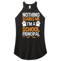 Nothing Scares Me IM A School Principal Halloween Costume Teacher Women's Perfect Tri Rocker Tank