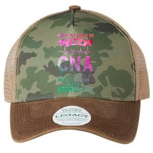 Nothing Scares Me CNA Nurse Job Lover Funny CNA Legacy Tie Dye Trucker Hat