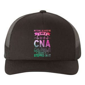 Nothing Scares Me CNA Nurse Job Lover Funny CNA Yupoong Adult 5-Panel Trucker Hat