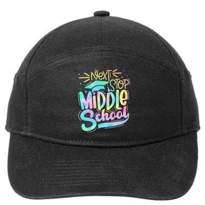 Next Stop Middle School 5th Grade Graduation Last Day 7-Panel Snapback Hat