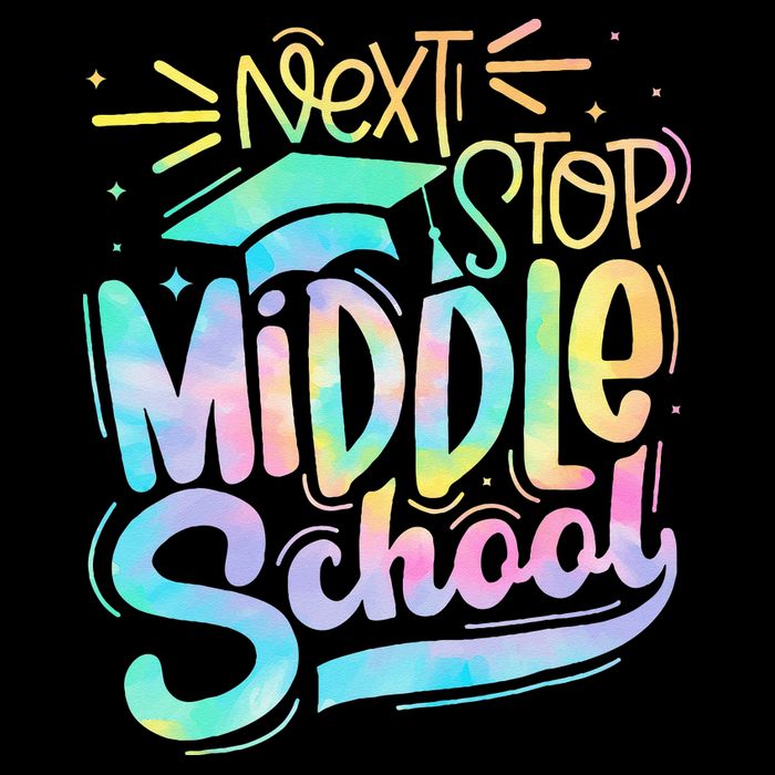 Next Stop Middle School 5th Grade Graduation Last Day Cooling Performance Long Sleeve Crew