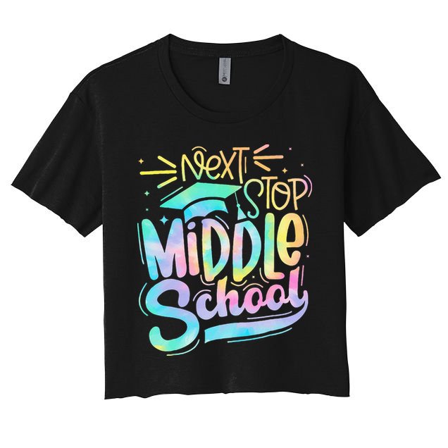 Next Stop Middle School 5th Grade Graduation Last Day Crop Top