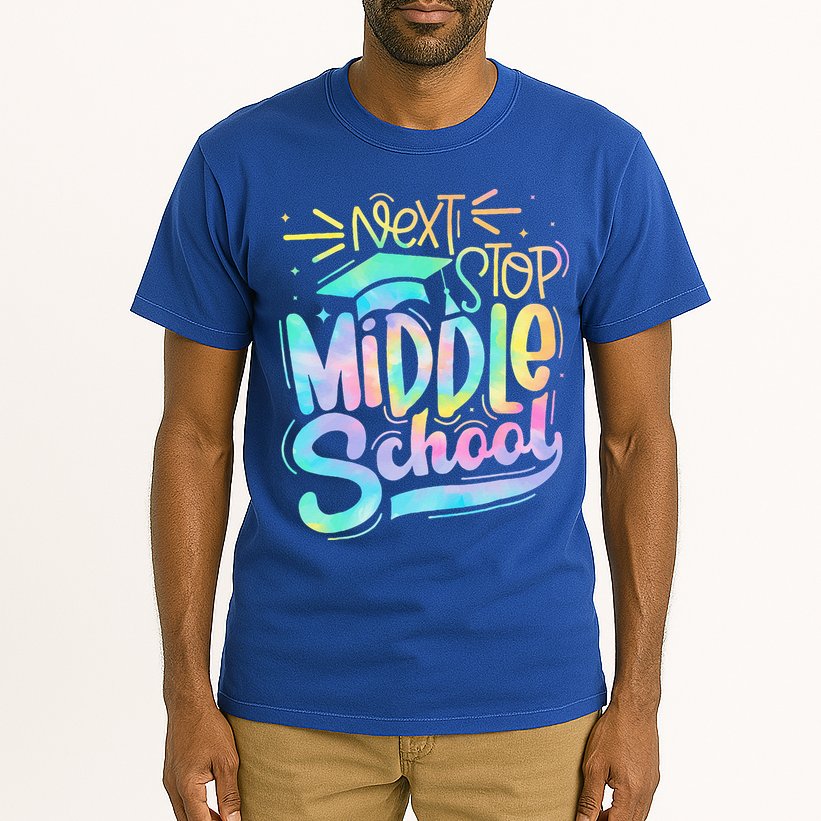Next Stop Middle School 5th Grade Graduation Last Day Tall T-Shirt