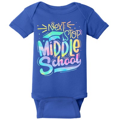 Next Stop Middle School 5th Grade Graduation Last Day Baby Bodysuit