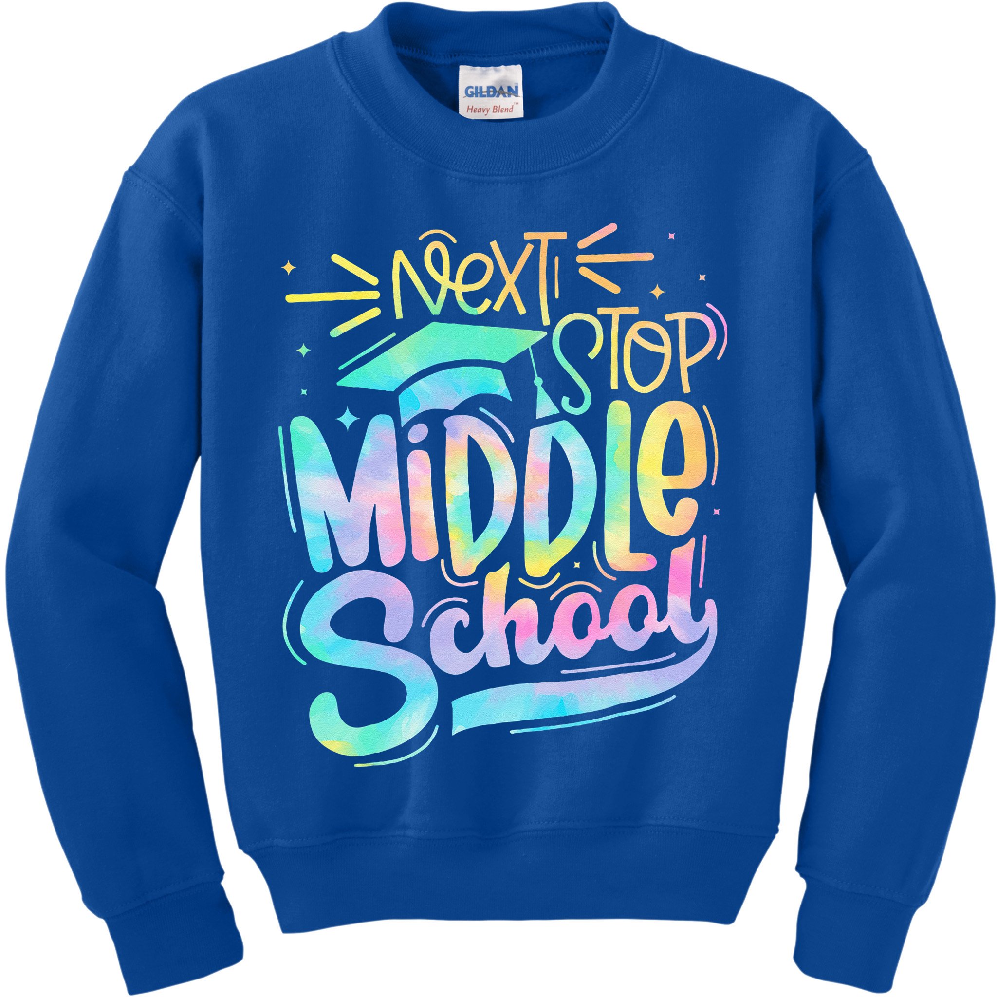 Next Stop Middle School 5th Grade Graduation Last Day Kids Sweatshirt