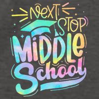 Next Stop Middle School 5th Grade Graduation Last Day Vector Backpack