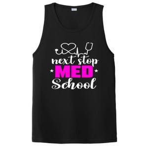 Next Stop Med School Future Doctor Medical Student Gift PosiCharge Competitor Tank