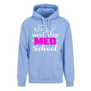 Next Stop Med School Future Doctor Medical Student Gift Unisex Surf Hoodie