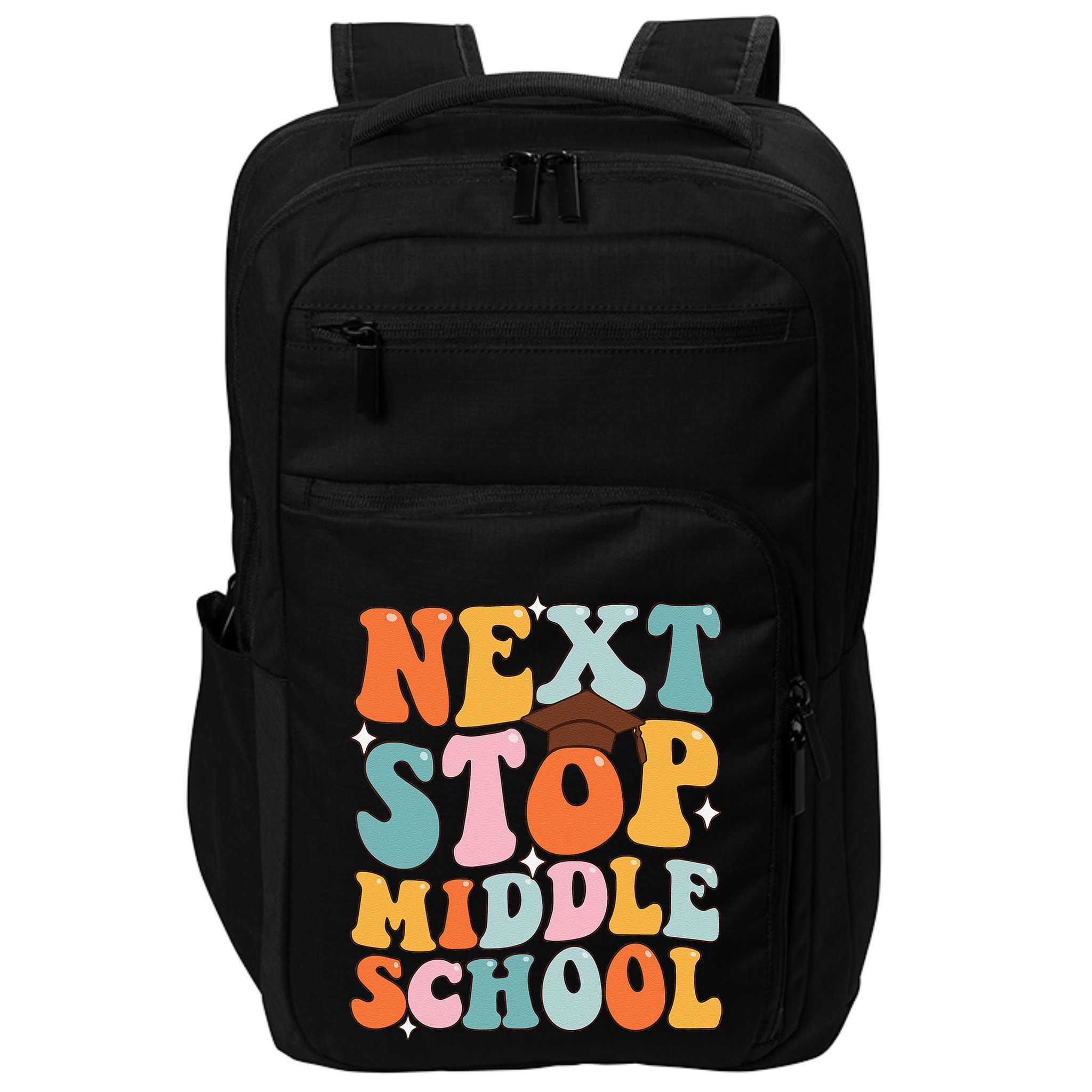 Next Stop Middle School Funny Graduation 5th Grade Impact Tech Backpack