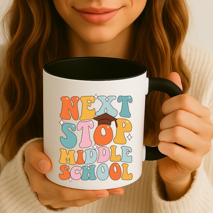 Next Stop Middle School Funny Graduation 5th Grade Mug