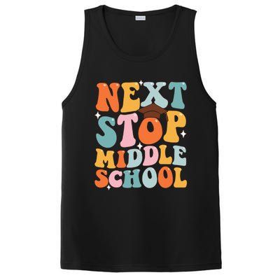 Next Stop Middle School Funny Graduation 5th Grade PosiCharge Competitor Tank