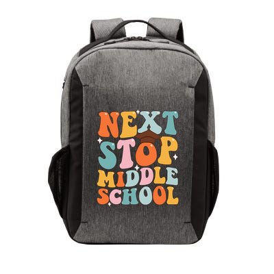 Next Stop Middle School Funny Graduation 5th Grade Vector Backpack