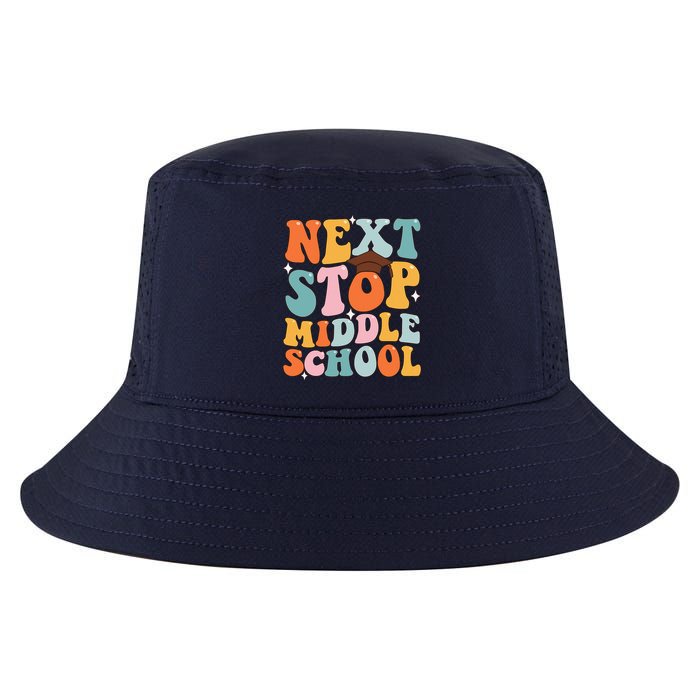 Next Stop Middle School Funny Graduation 5th Grade Cool Comfort Performance Bucket Hat