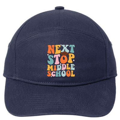 Next Stop Middle School Funny Graduation 5th Grade 7-Panel Snapback Hat