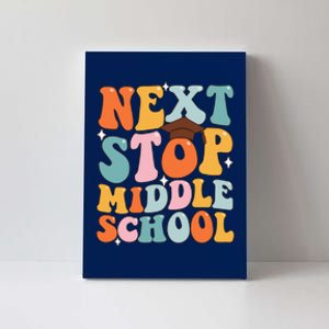 Next Stop Middle School Funny Graduation 5th Grade Canvas