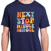 Next Stop Middle School Funny Graduation 5th Grade Adult ChromaSoft Performance T-Shirt