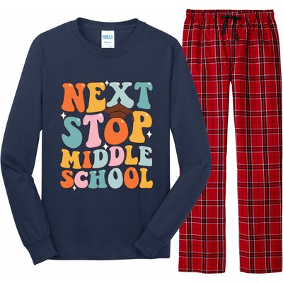 Next Stop Middle School Funny Graduation 5th Grade Long Sleeve Pajama Set