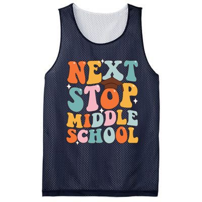 Next Stop Middle School Funny Graduation 5th Grade Mesh Reversible Basketball Jersey Tank