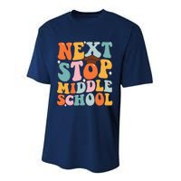 Next Stop Middle School Funny Graduation 5th Grade Performance Sprint T-Shirt