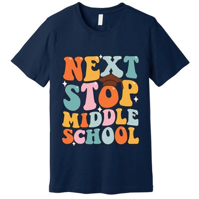 Next Stop Middle School Funny Graduation 5th Grade Premium T-Shirt