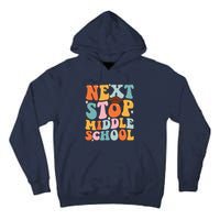 Next Stop Middle School Funny Graduation 5th Grade Tall Hoodie