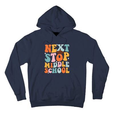 Next Stop Middle School Funny Graduation 5th Grade Tall Hoodie