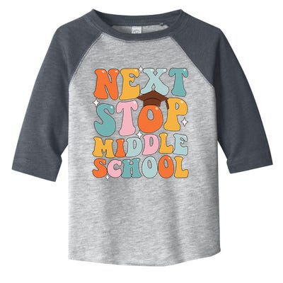 Next Stop Middle School Funny Graduation 5th Grade Toddler Fine Jersey T-Shirt