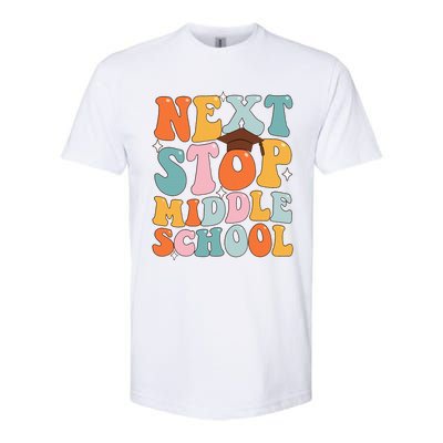 Next Stop Middle School Funny Graduation 5th Grade Softstyle CVC T-Shirt