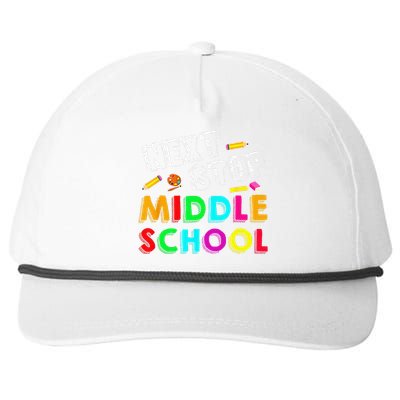 Next Stop Middle School Graduation For Funny Snapback Five-Panel Rope Hat