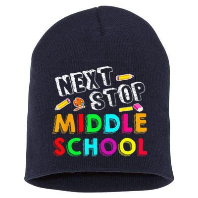 Next Stop Middle School Graduation For Funny Short Acrylic Beanie