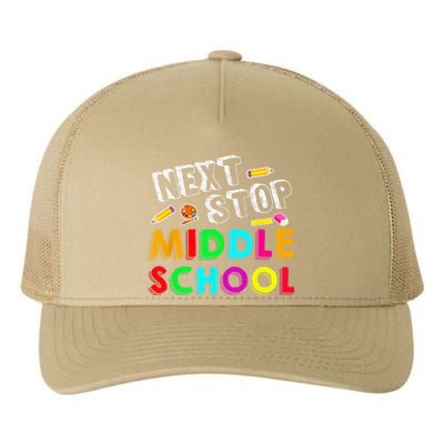 Next Stop Middle School Graduation For Funny Yupoong Adult 5-Panel Trucker Hat