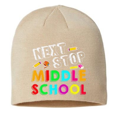 Next Stop Middle School Graduation For Funny Sustainable Beanie