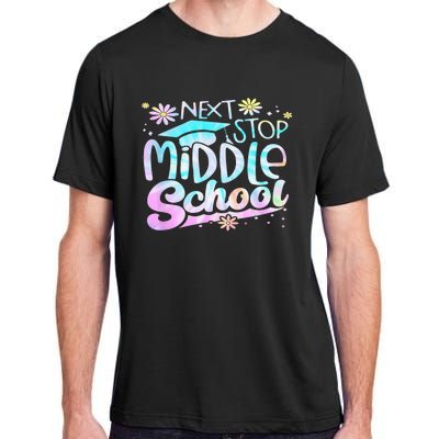 Next Stop Middle School Graduation Last Day Of School Adult ChromaSoft Performance T-Shirt