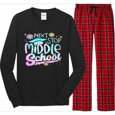 Next Stop Middle School Graduation Last Day Of School Long Sleeve Pajama Set