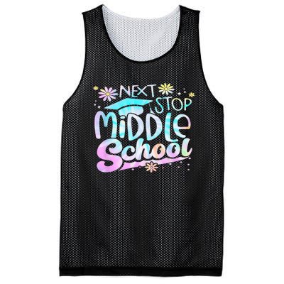 Next Stop Middle School Graduation Last Day Of School Mesh Reversible Basketball Jersey Tank