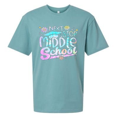 Next Stop Middle School Graduation Last Day Of School Sueded Cloud Jersey T-Shirt