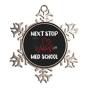 Next Stop Med School Future Doc Medical School Student Gift Metallic Star Ornament