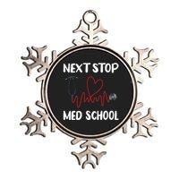 Next Stop Med School Future Doc Medical School Student Gift Metallic Star Ornament