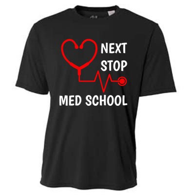 Next Stop Medical School Gift Med School Gift Med Student Gift Cooling Performance Crew T-Shirt