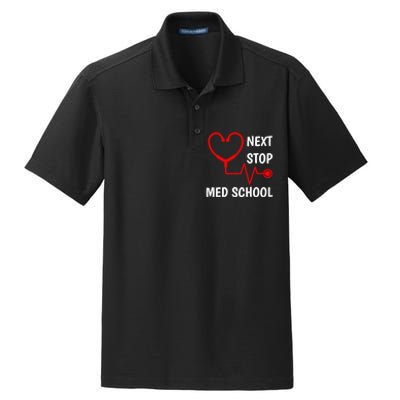 Next Stop Medical School Gift Med School Gift Med Student Gift Dry Zone Grid Polo