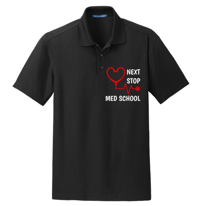 Next Stop Medical School Gift Med School Gift Med Student Gift Dry Zone Grid Polo