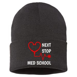 Next Stop Medical School Gift Med School Gift Med Student Gift Sustainable Knit Beanie