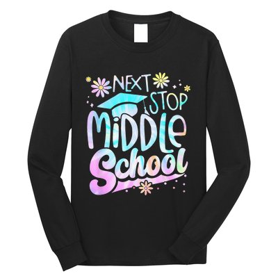 Next Stop Middle School Graduation Last Day Of School Long Sleeve Shirt