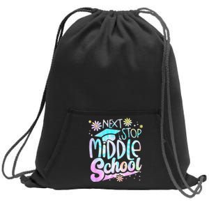 Next Stop Middle School Graduation Last Day Of School Sweatshirt Cinch Pack Bag