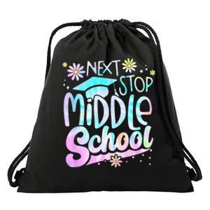 Next Stop Middle School Graduation Last Day Of School Drawstring Bag