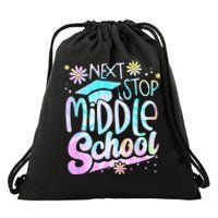 Next Stop Middle School Graduation Last Day Of School Drawstring Bag