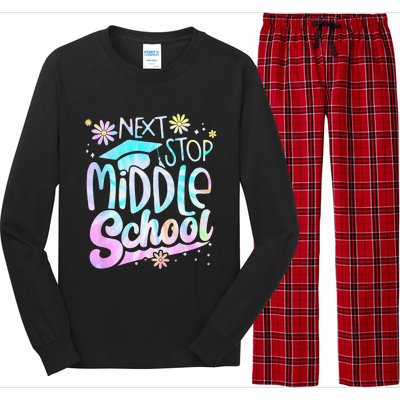 Next Stop Middle School Graduation Last Day Of School Long Sleeve Pajama Set