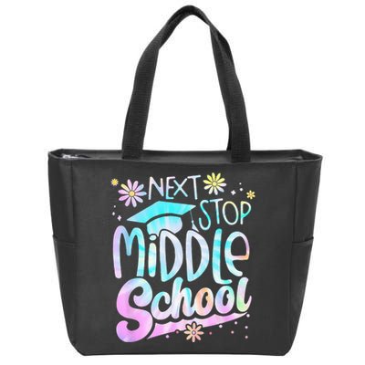 Next Stop Middle School Graduation Last Day Of School Zip Tote Bag