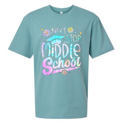 Next Stop Middle School Graduation Last Day Of School Sueded Cloud Jersey T-Shirt