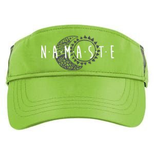 Namaste Sun Moon Cute Boho Hipster Design Yoga Gift Adult Drive Performance Visor